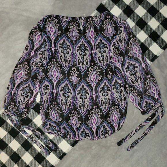 🌸M Suzy Shier Women's Paisley Patterned Top🌸 - Picture 2 of 4